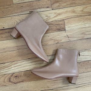 Martiniano High Leon Bootie, size 36 peachy beige